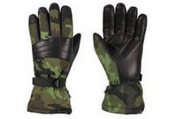 Fingerless military gloves