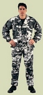 Camouflage print teens coat