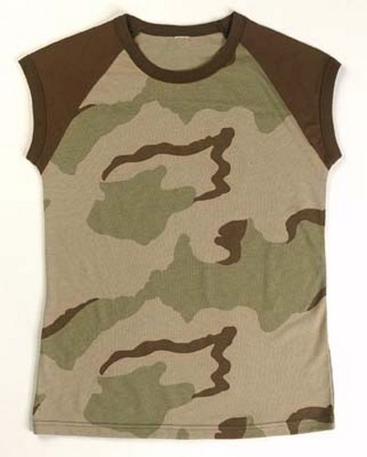 Camouflage short sleeved shirts