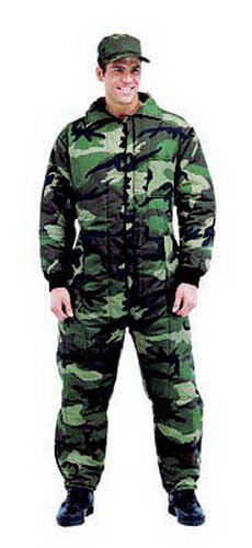 Camouflage paintball gear