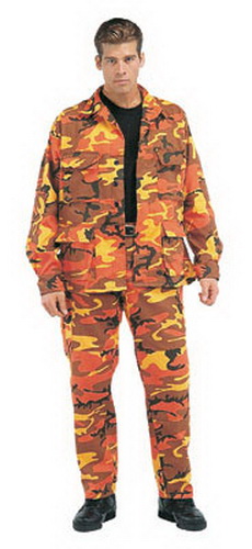 Mens camouflage uniform pants